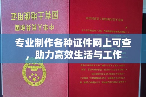 咸丰专业制作各种证件网上可查，助力高效生活与工作