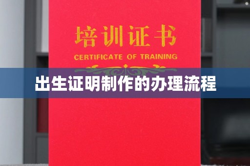 咸丰出生证明制作的办理流程