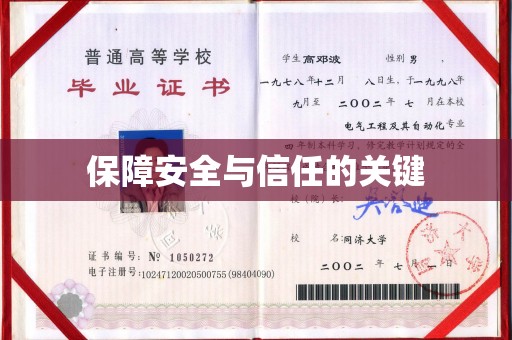 咸丰保障安全与信任的关键
