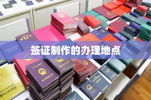 咸丰签证制作的办理地点