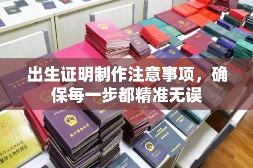 咸丰出生证明制作注意事项，确保每一步都精准无误