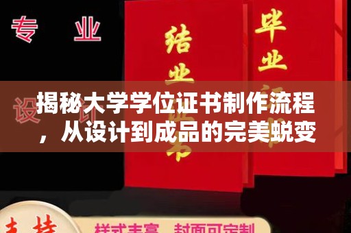 咸丰揭秘大学学位证书制作流程，从设计到成品的完美蜕变
