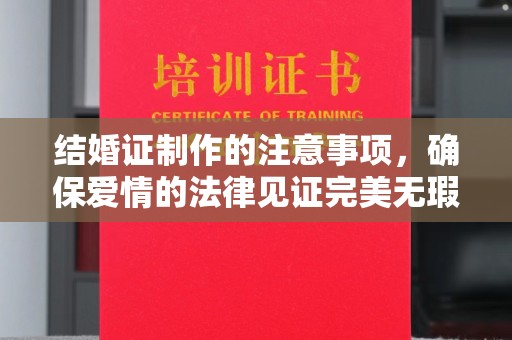 咸丰结婚证制作的注意事项，确保爱情的法律见证完美无瑕