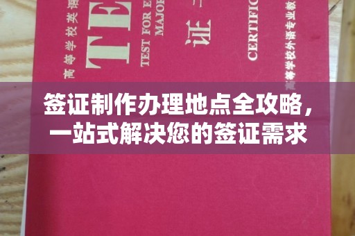 咸丰签证制作办理地点全攻略，一站式解决您的签证需求